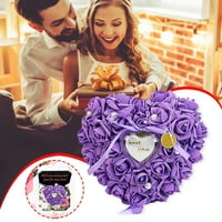 ZTTD s vrpcom za vjenčanje pribor prsten poklon biserni vjenčani srčani bo kućni dekor kuhinjski materijal