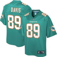 NFL_ PRO Line Muški Trevor Davis Aqua Miami Dolphins_ Veliki i visoki dres igrača