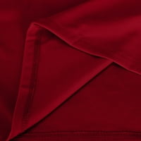 Odieerbi haljina za žene za žene jedno rame haljina trendi erogene casual bagele bez rukava crvena