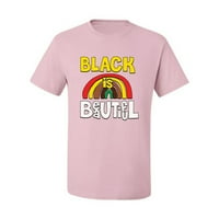 Divlji bobby, crni je prekrasna grafička majica crne ponose, svijetlo ružičasta, xx-velika