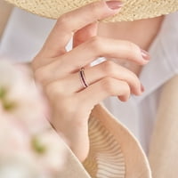 ZTTD modni angažman okrugli rez Zirkoni Žene vjenčani prstenovi nakit prstenovi za žene puni dijamantski