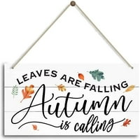 Dekor za Dan zahvalnosti, lišće padaju jesen je na pozivu, jesen jesen sezonski zidni umjetnički viseći
