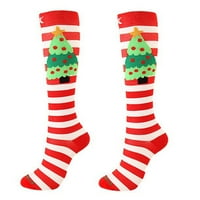 Unizirane odrasle osobe Ženske Božićne tiske 3D čarape Topla čarape za tele