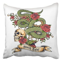 Snake loll Tattoo dizajn baner cvjetni jastučni poklopac jastuka