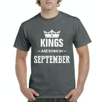 - Muška majica kratki rukav - rođendanski poklon kraljevi rođeni su u septembru