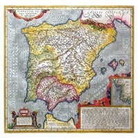 Drevna Španija - Ortelius Poster Print Ortelius Ortelius ITP0378