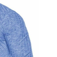 Orpljenje i jesenje muške majice Blueeeek Modni modni sportovi majica za dugih rukava majica za dno