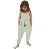 Dječje djevojčice za dijete Roma Baby Solid kombinezon za romper ljetne harem hlače bez letnje reproduktne