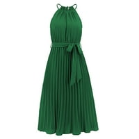 Ljetne haljine za žene Maxi haljina Žene Ljeto Ležerne prilike Halter vrat Haljina bez rukava haljina