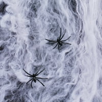 Kultura Spider Web Solid Boja Dekorativni živopisni veštački veb i pauci za Noć vještica
