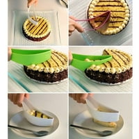 Yoone plastični klizač za rezanje torte Cookie Fondant Desert Rez za rezanje Kuhinjom Gadget