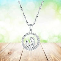 Rosarivae Majčin dan Ljubav ogrlica Pokloni Majka beba Nova mama mamin ogrlica za zaštitu nakita za