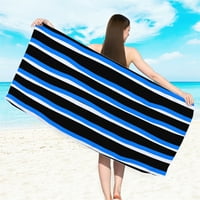 Promocija dvostrano tiskani ručnik na plaži Superfine vlakno za odrasle za kupanje ručnik za kupanje