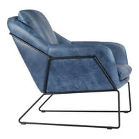 Elegantna plava klupska stolica - Greer Collection, Belen Kox