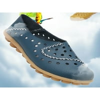 Crocowalk ženske cipele na listićima na loaferima okrugla prst sestra cipele za cipele Mokasin Vožnja