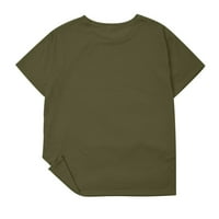Majica majke majice majica kratkih rukava Crew izrez Unise Army Green M
