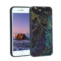 Kompatibilan sa iPhone Plus telefonom, šumskom-cvjetnom futrolom za muškarce, fleksibilno silikonsko