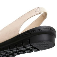 HVYesh Ženske ravne sandale Ležerne prilike sandale za peep toe Komforni klizanje na sandalama Trendi