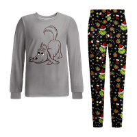 Božićne pidžame za bebe pamuk Božić PJ porodica koja odgovara PJS set za parove i djecu i pse