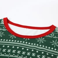 Daznico Family Božićni PJS Podešavanje kompleta Festival pidžama postavio porodicu Pajamas hlače dugih