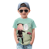 Spy Family Blue Kids Boys kratki rukav 3D majice The Whets Odjeća za djecu za djecu Dečija odjeća Kids