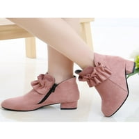 Ritualay Girl Princess Boot Comfort kratki čizme Plišane cipele za gležnjeve Neklizne slatke zimske