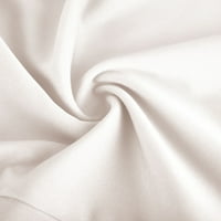 Haljine za žene Elegantne tipke Split v Dress Haljina bijela s