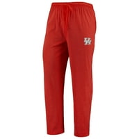 Muški koncepti Sport Red Heather Carcoal Houston Cougars Metar dugih rukava Majica i hlače Sleep set
