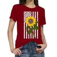 Dyfzdhu majica za žene pčelinji dan plus veličine tinejski majica Dnevna majica