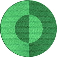 Ahgly Company u zatvorenom okruglom uzorkovima neonske zelene prostirke, 5 'krug