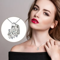 Gyouwnll Women Zircon Retro ogrlica za Valentinovo za Valentinovo Vjenčani zabavni nakit