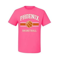 Divlji Bobby City of Phoeni košarkaški majica Fantasy Fon Sports Muška majica, Neon Pink, Mala