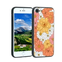 Kompatibilan sa iPhone se telefonom, cvijećem, silikonca za cvijeću za TEEN Girl Boy Case za iPhone