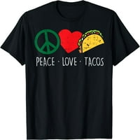 Mir Love Tacos Cinco de Mayo Fiesta Meksička hipi Ženska majica