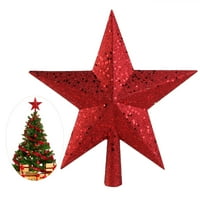Blago crveno blistano mini zvjezdani božićni stablo