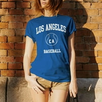 Los Angeles Classic Baseball Arch Basic Pamučna majica - Mali - Royal