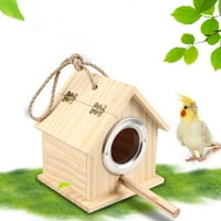 Heroneo Parakeet Nest Bo Bird House ptice gniježđenje Kuća za kavezu Drvena ptica house kućni ljubimac