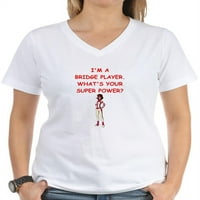 Cafepress - majica mosta - Ženska pamučna majica V-izrez