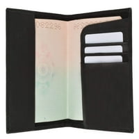 Menswallet originalna kožna pasoš zaštitni držač novčanika kućišta Travel Gold reljefni CF Tan