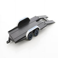Diecast Car W Trailer - Jeep Renegade Trailhawk, Srebrna - Welly 24071WSV - Skala Diecast Model igračka
