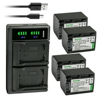 Kastar Battery i Ltd USB zamena punjača za Sony DCR-DVD910, DCR-DVD920, DCR-HC17, DCR-HC18, DCR-HC19,