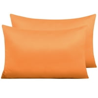 Svileni satenski kralj jastučnici sa skrivenim patentnim zatvaračem, super mekim jastučićima za kosu i kožu, 20 x36