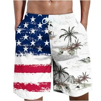Auroural Muške kratke hlače Muškarci Ležerne prilike modne patchwork kratke hlače sa džepovima Elastične hlače na plaži