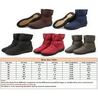 Avamo ženske cipele za snijeg tople zimske čizme Udobne hladno vrijeme cipele plave 4.5