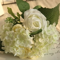 APEPAL veštački svileski lažni cvjetovi božurni cvjetni vjenčani buket mladenka hidrongea