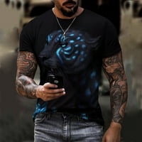 Muški bluze Muška unise dnevna majica 3D Print Graphic Prints Konjski print Kratki rukav, Ležerna bluza