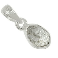 Prirodni herkimer Diamond - USA Sterling srebrni privjesak nakit Allp-18018