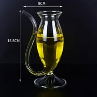 Creative Vampire Glass, koktel čaše za čaše sa pitkom cijevi Straw Clear Glass Vin Decanter čaše za