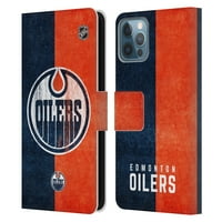 Dizajni za glavu zvanično licencirani NHL Edmonton Oillers Pol bager kožne knjige Novčanik Cover Cover