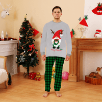 Božićne pidžame za djecu klasični Božićni božićni božićni podudaranje flanela pidžama za odrasle i djecu